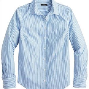 J. Crew Gemstone Embellished Perfect Shirt Slim